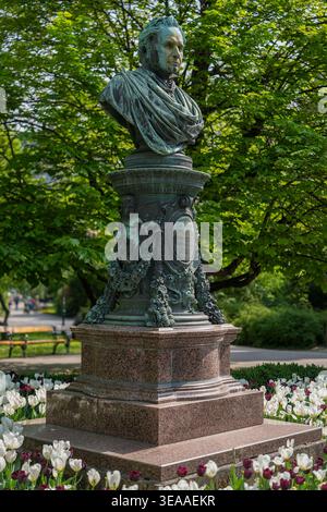 WIEN, OESTERREICH - 19. AVRIL : Das Bild zeigt das Andreas-Zelinka-Denkmal im Wiener Stadtpark. während der impressions Vienna in WIEN am 19. Avril 2026 à WIEN, OESTERREICH, WIEN. VIENNE, AUTRICHE - 19 AVRIL : photo montrant le monument Andreas Zelinka dans le Stadtpark de Viennas. Lors des impressions Vienne à VIENNE le 19 avril 2026 à VIENNE, AUTRICHE, VIENNE. Copyright : xIBEX.agencyx xKlausxPressbergerx Banque D'Images
