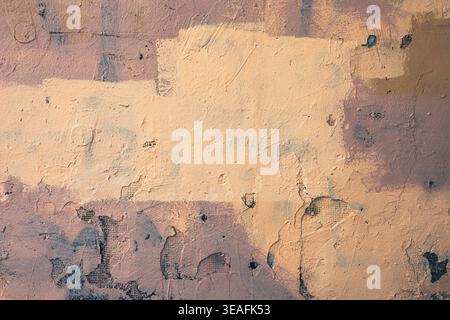 Texture d'un vieux mur avec de la peinture pelable Banque D'Images