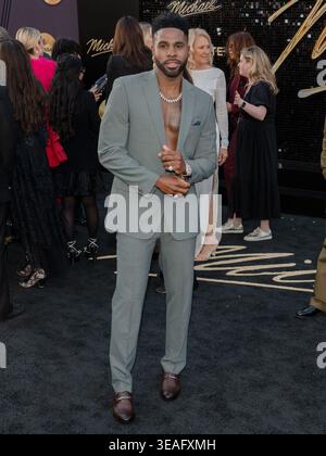20 avril 2026, Hollywood, Californie, États-Unis : chanteur américain, L'auteur-compositeur et danseur JASON DERULO, 36 ans, assiste à la première de MICHAEL Los Angeles Red Carpet de Lionsgate. (Crédit image : © Billy Bennight/ZUMA Press Wire) USAGE ÉDITORIAL SEULEMENT ! Non destiné à UN USAGE commercial ! Banque D'Images