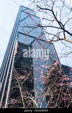 270 Park Avenue, JP Morgan Chase Tower, est un bloc entier supertall, New York City, USA 2026 Banque D'Images