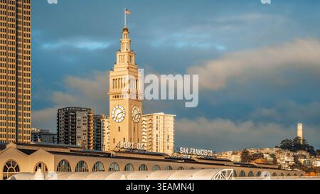 san francisco, ferry, san franciscos, ferry Banque D'Images