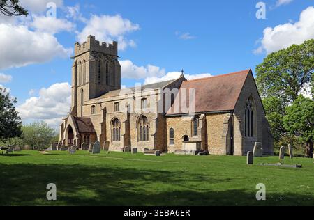 Église de la Sainte Croix, Bury (Huntingdon), Cambridgeshire Banque D'Images