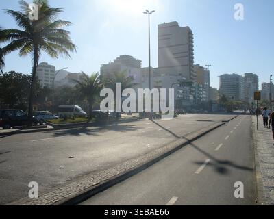 Delfim Moreira Avenue, Vieira Souto Avenue, Leblon, Ipanema, Rio de Janeiro, Brésil Banque D'Images