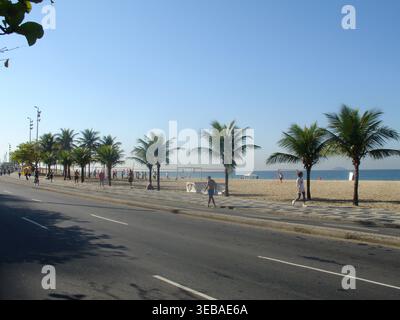 Delfim Moreira Avenue, Vieira Souto Avenue, Leblon, Ipanema, Rio de Janeiro, Brésil Banque D'Images
