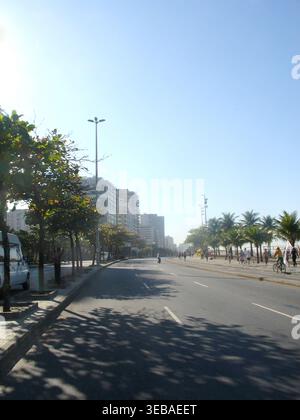 Delfim Moreira Avenue, Vieira Souto Avenue, Leblon, Ipanema, Rio de Janeiro, Brésil Banque D'Images