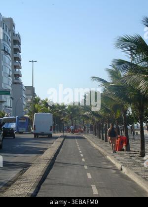 Delfim Moreira Avenue, Vieira Souto Avenue, Leblon, Ipanema, Rio de Janeiro, Brésil Banque D'Images