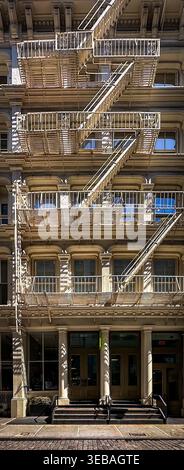New York City, USA, 1er mai 2024, vue d'un immeuble résidentiel au 10 Green Street dans le quartier de Manhattan SoHo Banque D'Images