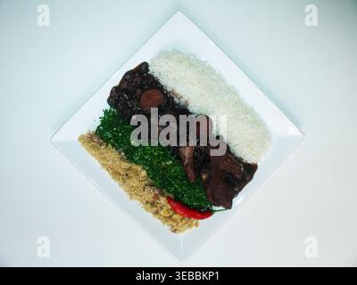 Feijoada, cuisine brésilienne, Sao Paulo, Brésil Banque D'Images