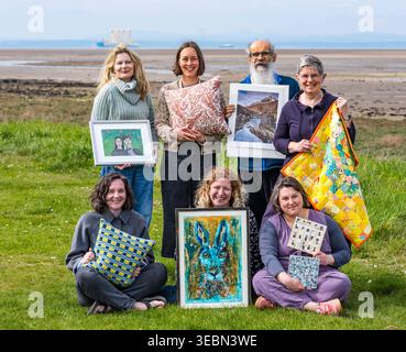 Royaume-Uni : Aberlady Open Studios à Aberlady, East Lothian, Écosse, Royaume-Uni le 26 avril 2026 Aberlady Open Studios : certains des 19 artistes qui ouvriront leurs studios au public le week-end des 9 et 10 mai montrent certaines de leurs œuvres à Aberlady Bay. East Lothian Aberlady Scotland UK Copyright : xSALLYxANDERSONx Banque D'Images