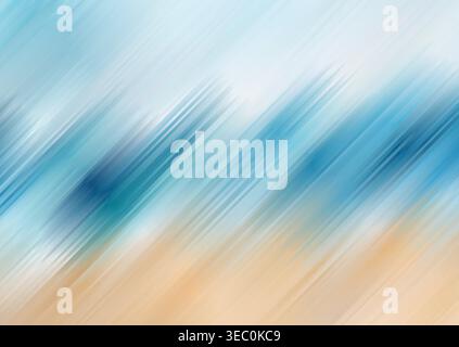 Fond abstrait avec un motif rayé sur le thème de la plage Illustration de Vecteur