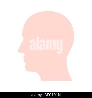 Tête humaine. Avatar humain. Illustration vectorielle. Illustration de Vecteur
