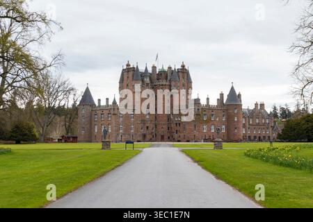 Château de Glamis. Écosse, Royaume-Uni. Banque D'Images