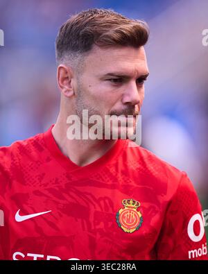 Antonio Latorre 'Lato' du RCD Mallorca regarde pendant le match LaLiga EA Sports entre Deportivo Alaves et le RCD Mallorca à Estadio Mendizorrotza o Banque D'Images