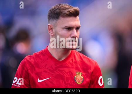 Antonio Latorre 'Lato' du RCD Mallorca regarde pendant le match LaLiga EA Sports entre Deportivo Alaves et le RCD Mallorca à Estadio Mendizorrotza o Banque D'Images