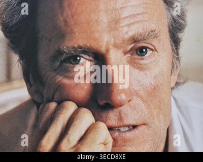 Clint Eastwood. Acteur et cinéaste américain. Banque D'Images
