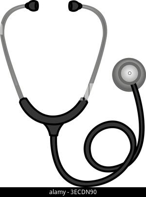 Stéthoscope médical pour médecins. Concept de santé. Illustration vectorielle Illustration de Vecteur