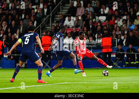 Ousmane Dembélé (Paris réunis Germain, #10), Nicolas Jackson (FC Bayern Munich, #11) FRA, Paris réunis Germain vs FC Bayern Munich, Football, UEFA Champions League, demi-finale, saison 2025/2026, 28.04.2026 photo : Eibner-Pressefoto/Marcel von Fehrn Banque D'Images