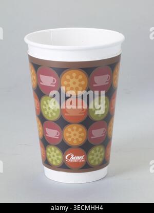 Tasse à café jetable en papier Banque D'Images