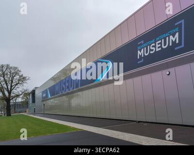 Vue extérieure du musée Silverstone, Banque D'Images