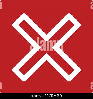 Fond de motif de triangle géométrique rouge et blanc Illustration de Vecteur