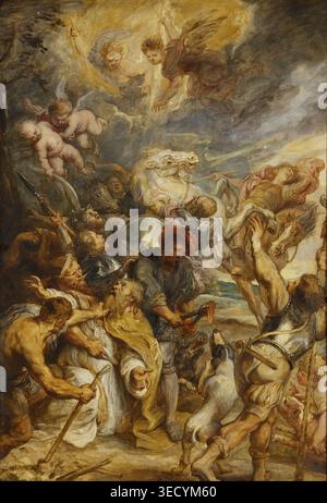 Pierre Paul Rubens – le martyre de Saint Livinus (1633-1635) – peinture baroque flamande, scène violente de martyre, dévotion sainte, récit hagiographique dramatique, mouvement expressif et intensité émotionnelle | ArchiVerse : Renaissance & maniérisme Banque D'Images