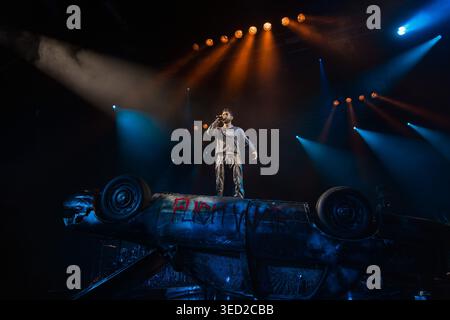 Alcatraz, Milan, Italie, 02 mai 2026, Miguel se produit sur scène lors d'un concert à Alcatraz le 2 mai 2026 à Milan, en Italie. Pendant Miguel - caos to Banque D'Images