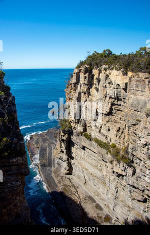 Devils Kitchen en Tasmanie - Australie Banque D'Images