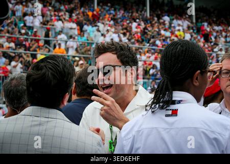 Jimmy Fellon (USA) présentateur de télévision lors du Grand Prix de formule 1 Crypto.com Miami 2026 à Miami International Autodrome à Miami Gardens, États-Unis Banque D'Images