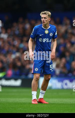LONDRES, Royaume-Uni - 4 mai 2026 : Jesse Derry de Chelsea lors du match de premier League entre Chelsea FC et Nottingham Forest FC à Stamford Bridge (crédit : Craig Mercer/ Alamy Live News) Banque D'Images