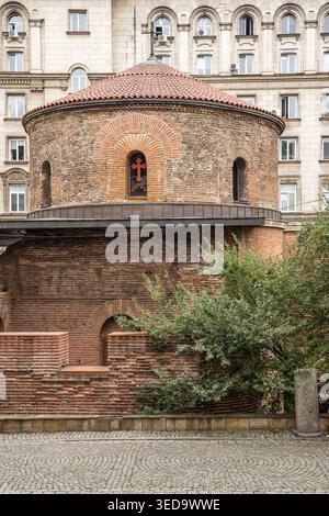 Sofia, Bulgarie. Rotonde de l'ancienne église Saint-Georges à Sofia. Banque D'Images