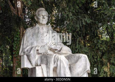 Peter Rosegger Denkmal à Graz, Steiermark, Österreich // Peter Rosegger Monument à Graz, Styrie, Autriche Banque D'Images