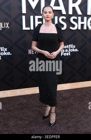 Los Angeles, Californie, États-Unis. 06 mai 2026. Selena Gomez lors de la première à Los Angeles de 'Marty, Life is Short' de Netflix au Egyptian Theatre Hollywood le 6 mai 2026 à Los Angeles, Californie. Crédit : ad Media/Media Punch/Alamy Live News Banque D'Images