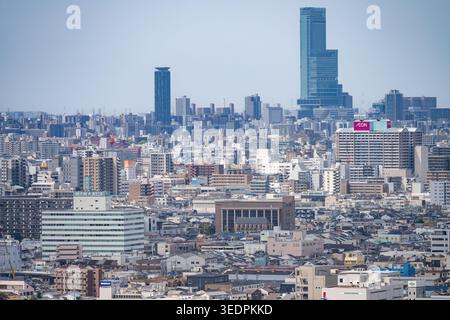 Osaka vue d'en haut Banque D'Images