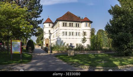 Bad Rappenau, vue sur le château de douves depuis l'est Banque D'Images