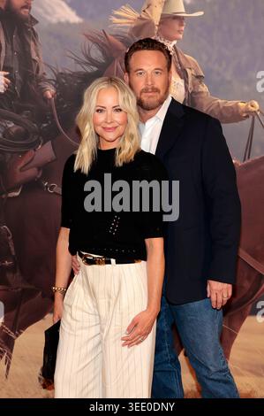 Cynthia Daniel et Cole Hauser à la projection spéciale de la série Paramount+ 'Dutton Ranch' au cinéma Delphi-Filmpalast am Zoo. Berlin, le 7 mai 2026 Banque D'Images