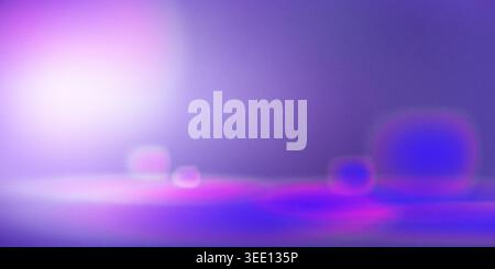 Fond de studio violet avec des reflets flous doux et un dégradé violet abstrait pour la présentation du produit. Illustration vectorielle. Illustration de Vecteur