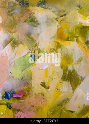 Les peintures à l'huile de mélange sur la palette Banque D'Images