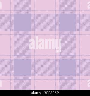 Tissu de contrôle de tartan de carte postale, vecteur de motif textile de réseau. Joli plaid de fond de texture sans couture dans la palette de couleurs claires. Illustration de Vecteur