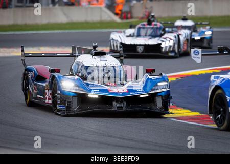 Stavelot, Belgique 6 - 9 mai 2026 : FIA WEC 6 heures de Spa-Francorchamps - 2026 - course dans la photo : #35 Alpine Endurance Team FRA - (Antonio Felix da Costa POR, Charles Milesi FRA, Ferdinand Habsburg AUT) | Banque D'Images