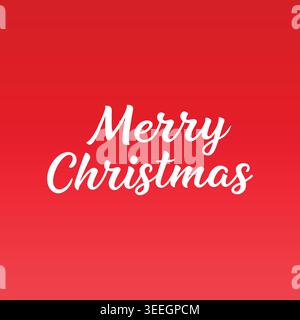 Joyeux Noël typographie vecteur élégant lettrage manuscrit de vacances Design Illustration de Vecteur