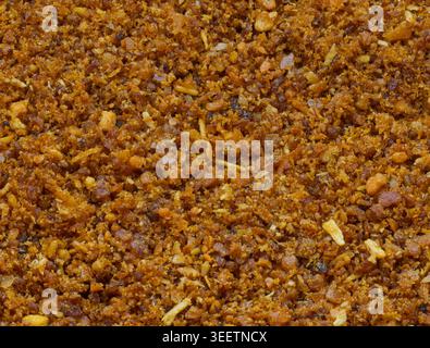 Fond de texture d'épices chaudes en poudre de Chili moulu Banque D'Images