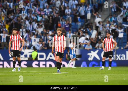 13 mai 2026 ; RCDE Stadium, Cornella, Espagne, Espanyol Espagnol contre Athletic Bilbao ; Robert Navarro d'Athletic Banque D'Images
