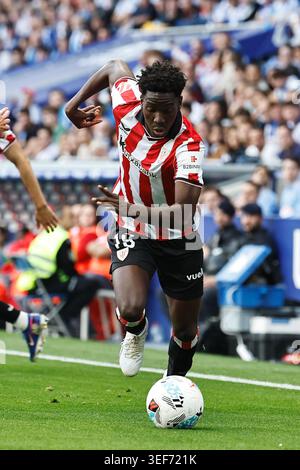 Barcelone, Espagne. 13 mai 2026. Adama Boiro (ABilbao) Football/Football : Espagnol 'LaLiga EA Sports' match entre le RCD Espanyol de Barcelona - Athletic Club de Bilbao au stade RCDE de Barcelone, Espagne . Crédit : Mutsu Kawamori/AFLO/Alamy Live News Banque D'Images
