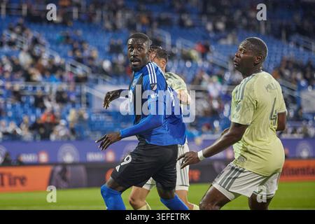 Montréal, Ciudad de Mexico, Canada. 13 mai 2026. Prince Owusu#9 de CF Montréal lors du match entre CF Montréal et Portland Timbers au stade Saputo. Le 13 mai 2026 à Montréal, Canada. (Crédit image : © Horacio Zamora/eyepix via ZUMA Press Wire) USAGE ÉDITORIAL SEULEMENT ! Non destiné à UN USAGE commercial ! Banque D'Images