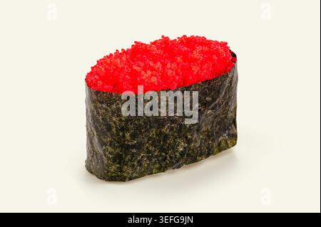 gunkan au caviar tobiko rouge Banque D'Images