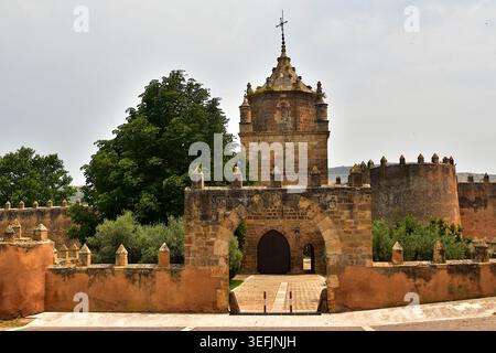 L'entrée du monastère royal de Santa Maria de Veruela Banque D'Images