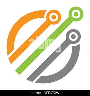 Design inférieur moderne et professionnel Illustration de Vecteur