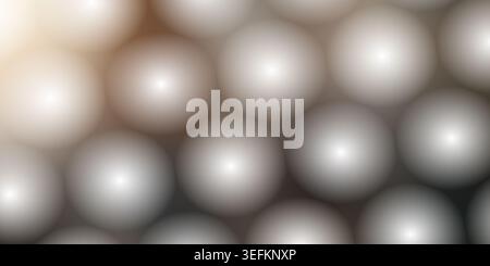 Un fond abstrait de haute qualité avec un motif de sphères douces et brillantes avec des dégradés lisses et des effets d'éclairage métalliques subtils. Banque D'Images