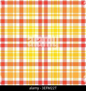 Vérifier le motif sans couture. Ekose vérifie l'arrière-plan. Patern de tartan Vichy répété. Design imprime le style écossais. Motif écossais à répétition de texture. Rétro Illustration de Vecteur