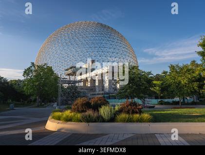 Musée environnemental de la Biosphère de Montréal - Montréal, Québec, Canada Banque D'Images
